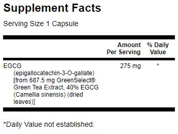 EGCG Super-Strength Green Tea 60 capsules - Nutra Best Europe