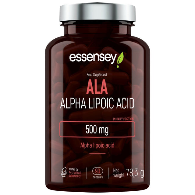ALA | Alpha Lipoic Acid 500 mg - 90 capsules - Nutra Best Europe