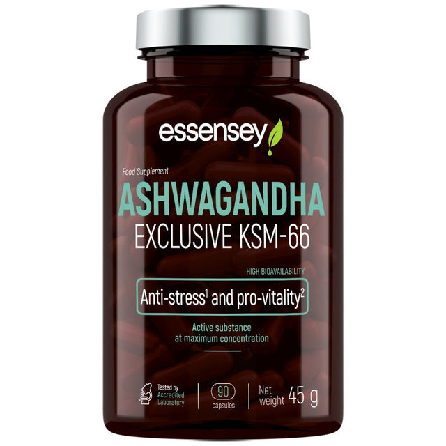Ashwagandha KSM-66 200 mg - 90 capsules - Nutra Best Europe