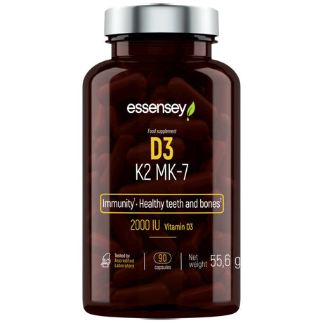 Vitamin D3 + MK7 90 capsules - Nutra Best Europe