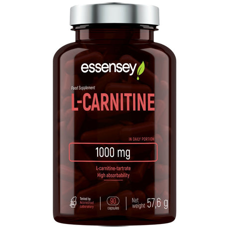 L-Carnitine 500 mg - 90 capsules - Nutra Best Europe