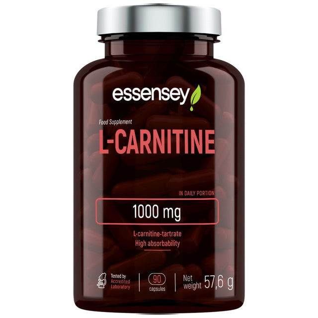 L-Carnitine 500 mg - 90 capsules - Nutra Best Europe