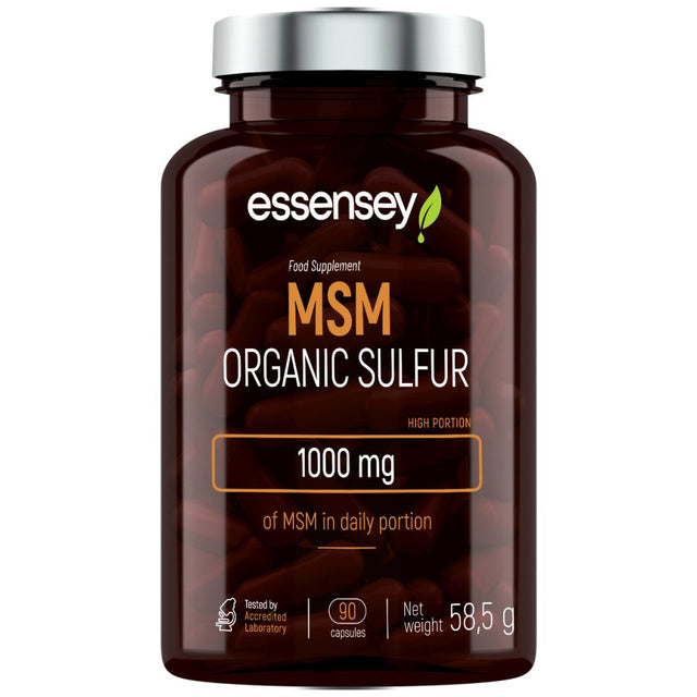 MSM Organic Sulfur 500 mg - 90 capsules - Nutra Best Europe