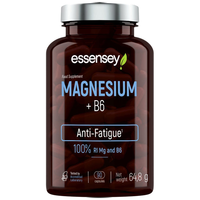 Magnesium 187.5 mg + B6 - 90 capsules - Nutra Best Europe