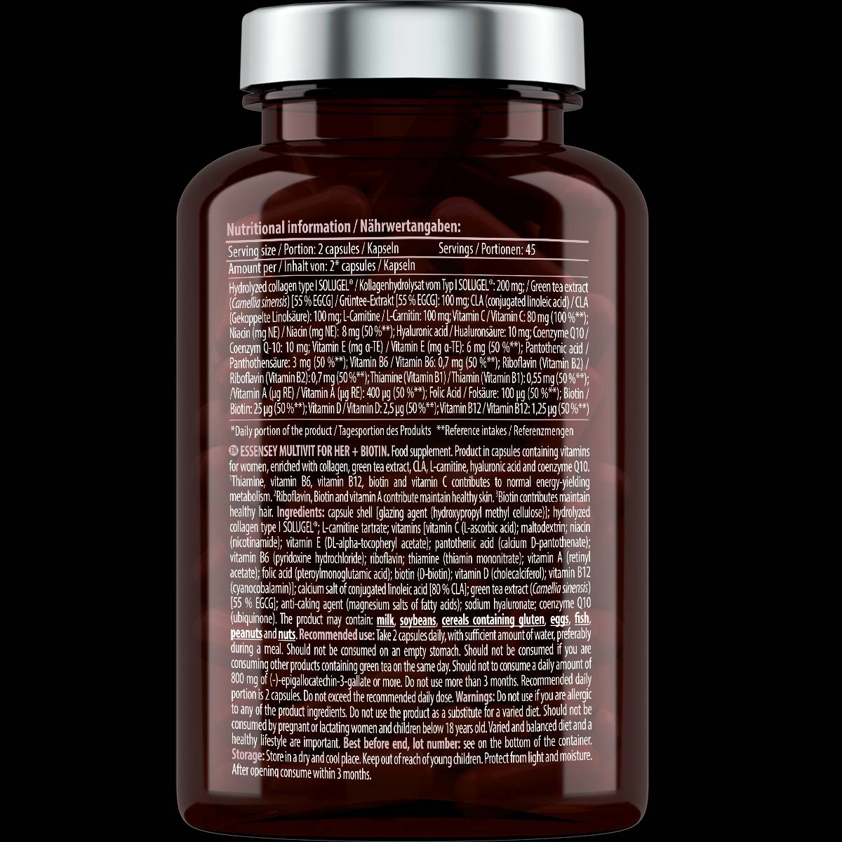 Multivit for Her + Biotin - 90 capsules - Nutra Best Europe