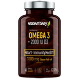 Omega 3 + Vitamin D3 2000 IU 90 Gel capsules - Nutra Best Europe