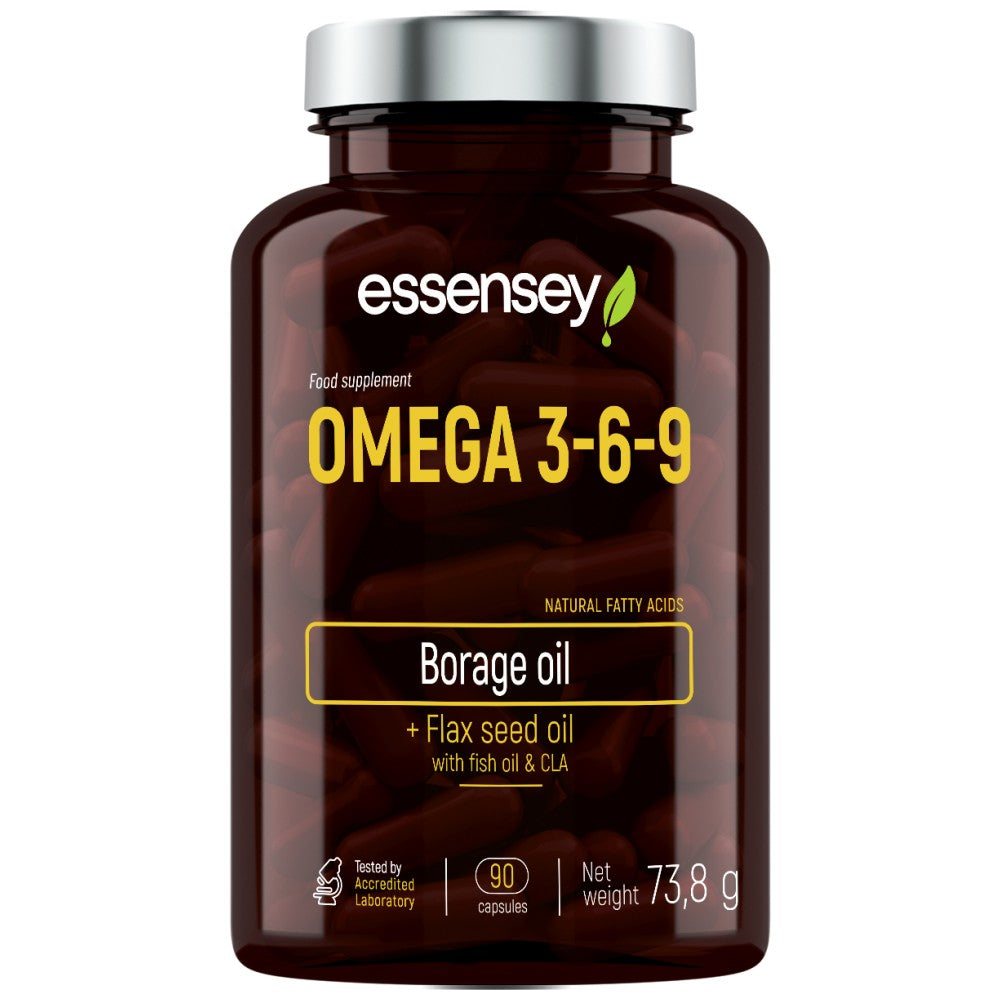 Omega 3-6-9 with Fish Oil - 90 Gel capsules - Nutra Best Europe