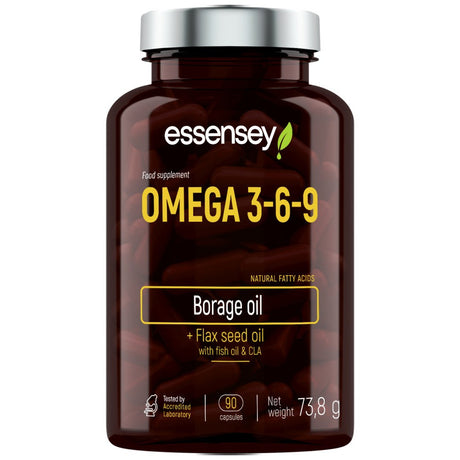 Omega 3-6-9 with Fish Oil - 90 Gel capsules - Nutra Best Europe