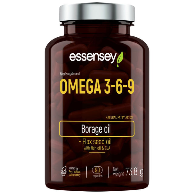 Omega 3-6-9 with Fish Oil - 90 Gel capsules - Nutra Best Europe