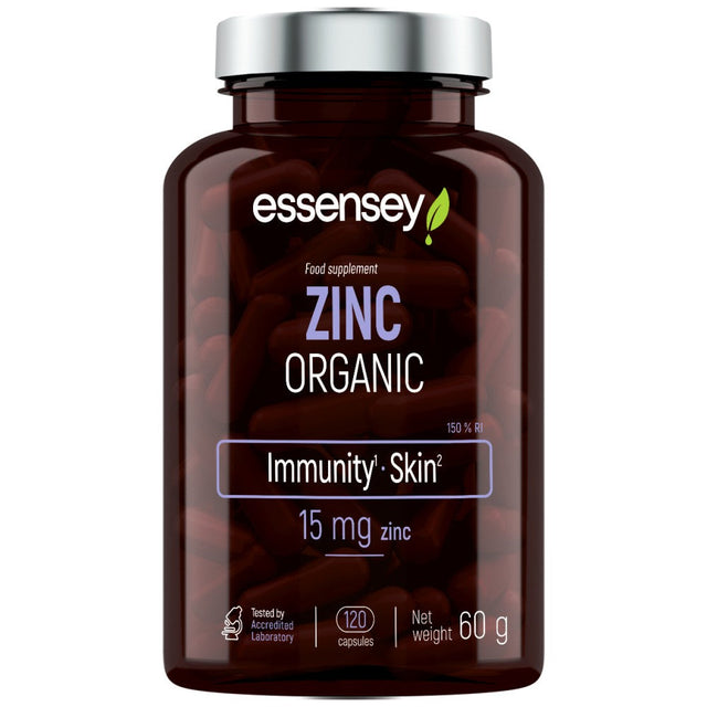 Zinc Organic 15 mg - 90 capsules - Nutra Best Europe