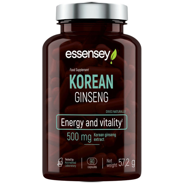 Korean Ginseng 500 mg - 90 capsules - Nutra Best Europe