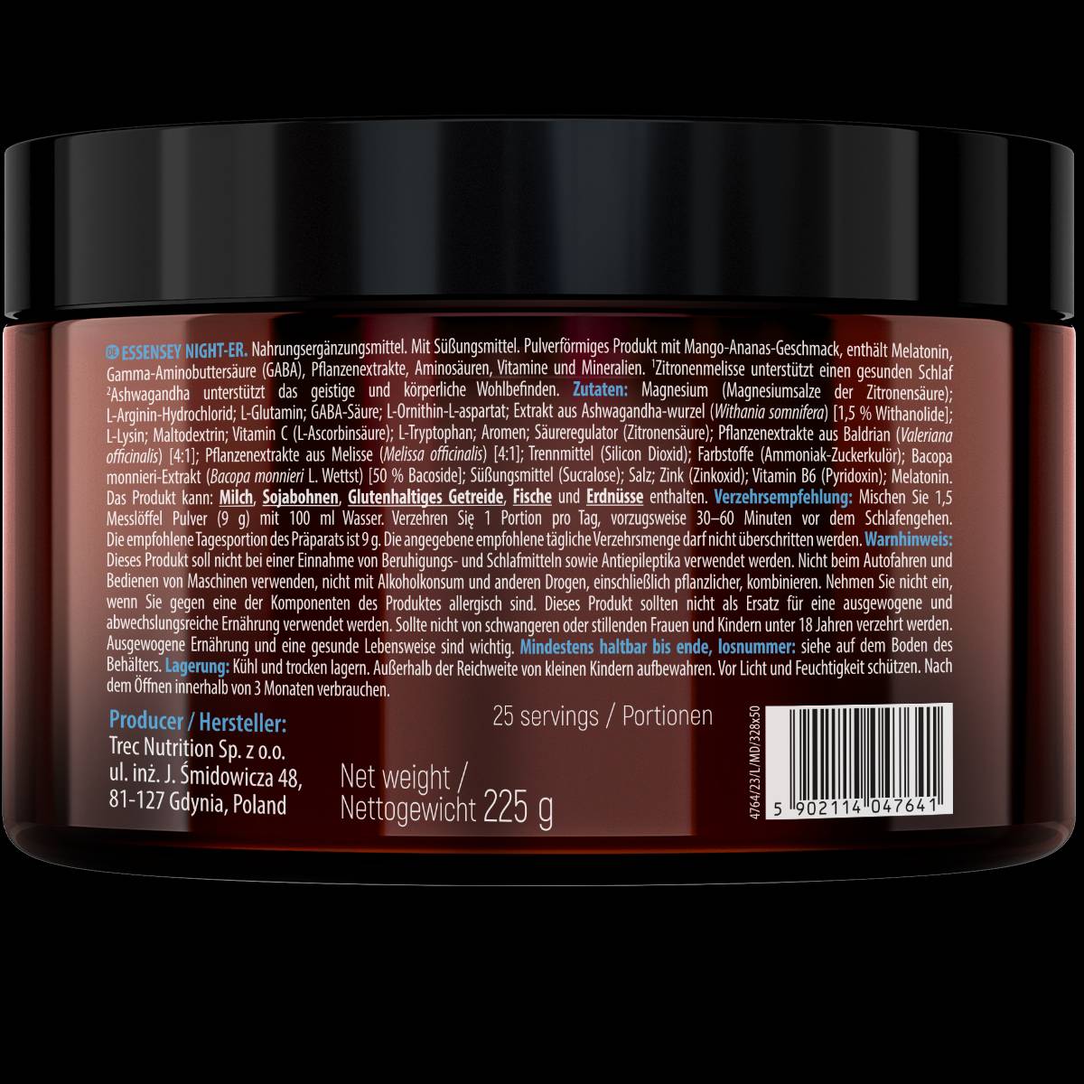 NIGHT-ER | Sleep & Mood with 15 Ingredients - 225 grams - Nutra Best Europe