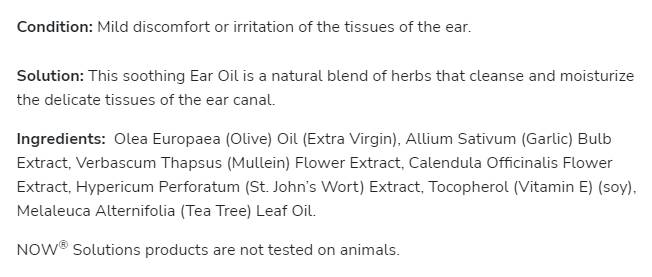 Ear Oil Relief | Nyugtató gyógynövénykeverék - 30 ml