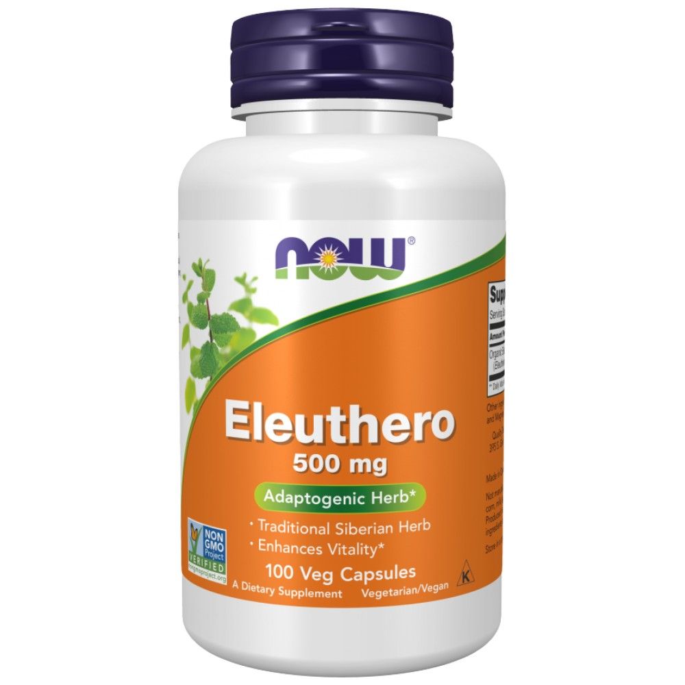 Eleuthero 500 mg | Szibériai ginzeng - 100 kapszula