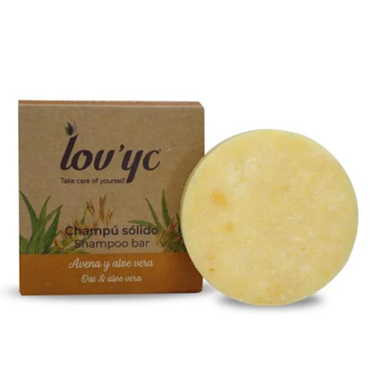 Elie Saab Lovyc Avena és Aloe Vera Champu Solido 50g