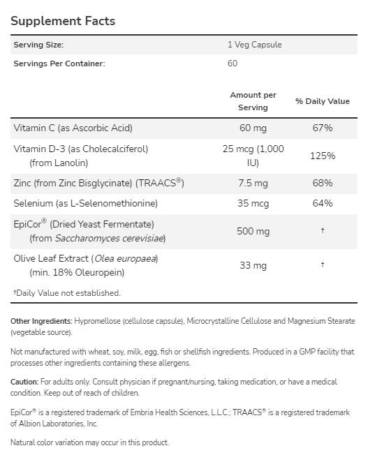 EpiCor® Plus Immunity - 60 kapszula