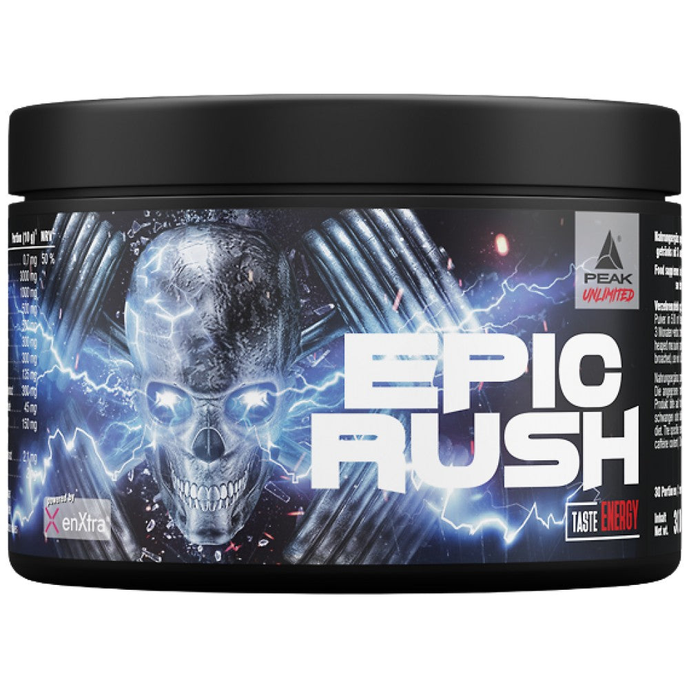 Epic Rush | Hardcore Focus edzés előtti vagy játékmátrix EnXtra™-val - 300 gramm