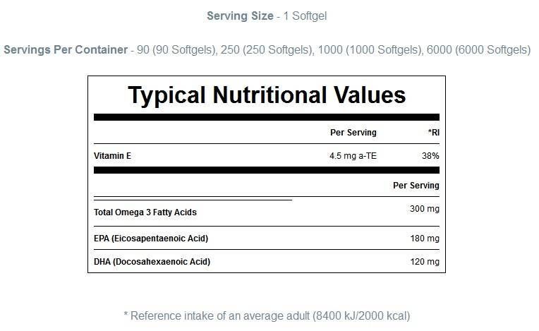 Essential Omega 3 - 250 gél kapszula