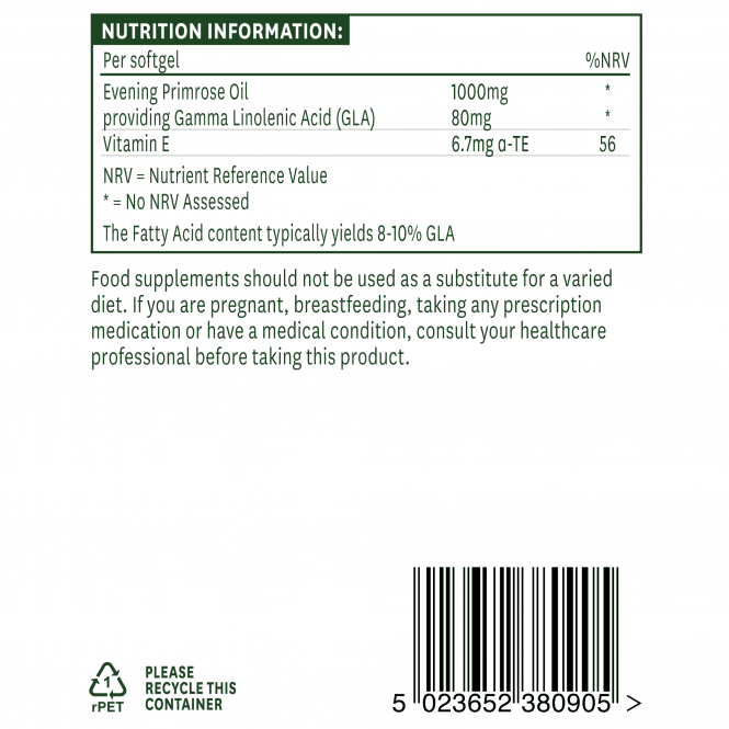 Ligetszépe olaj 1000mg 180 db lágy kapszula NaturesAid