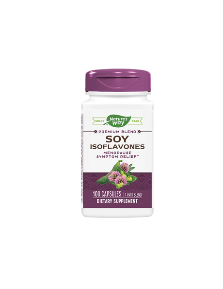 Soy isoflavones - premium formula - For menopause, 500 mg, 100 capsules - Nutra Best Europe