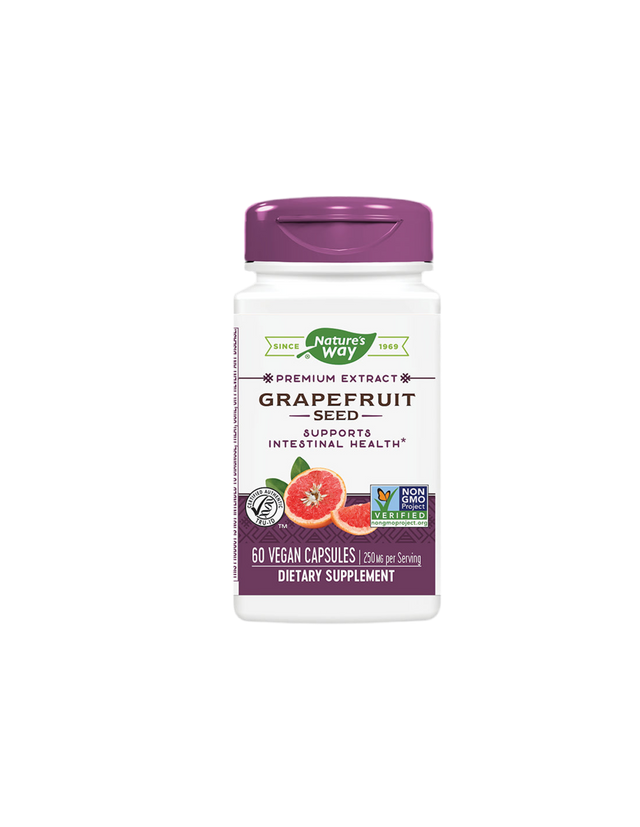 Grapefruit - Premium Extract - Immune Support and Stomach Comfort, 250 mg, 60 Capsules - Nutra Best Europe