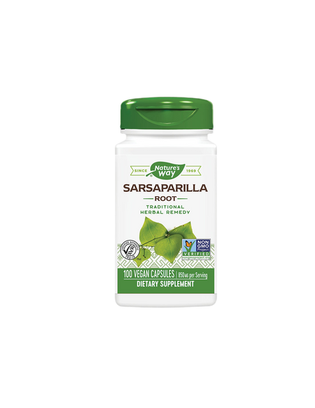 Sarsaparilla Root 425 mg - 100 capsules - Nutra Best Europe