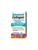 Advanced Collagen+Hyaluronic Acid and Boron/ Collagen + Hyaluronic Acid and Boron x 40 mini caplets Webber Naturals - Nutra Best Europe