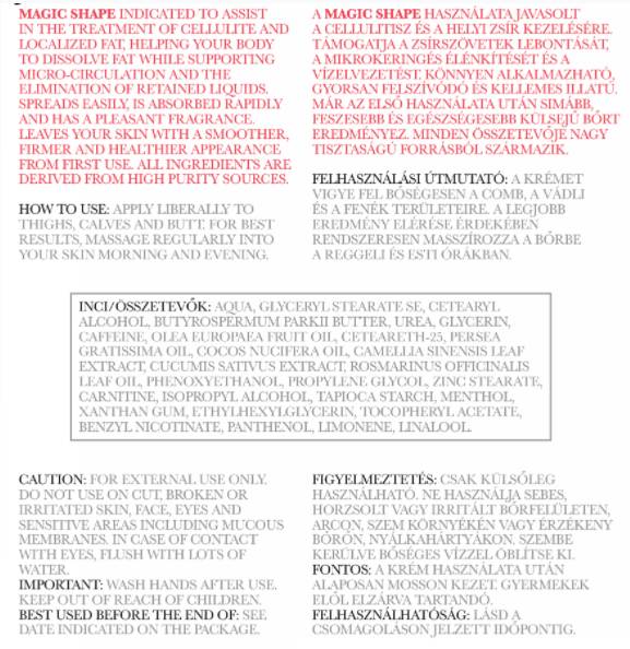 Anti-Cellulite Cream - 200 ml - Nutra Best Europe