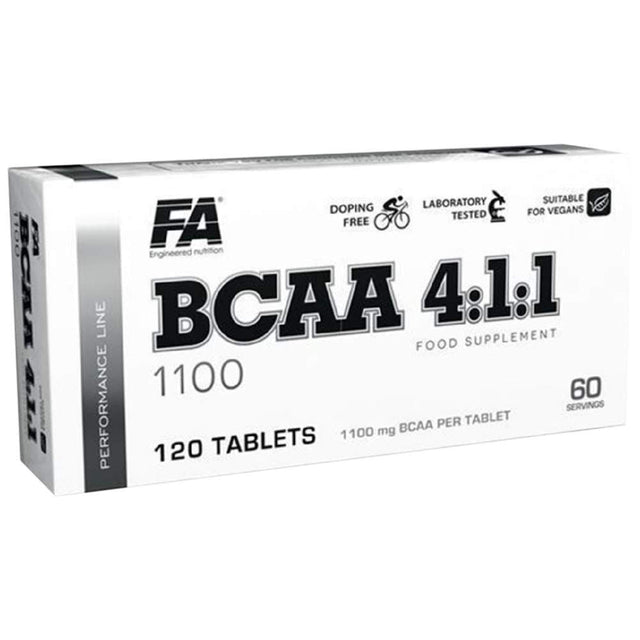 BCAA 4:1:1 1100 - 120 Tablets - Nutra Best Europe