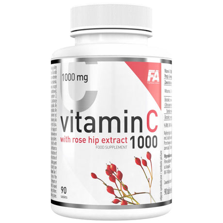 Vitamin C 1000 / with Rose Hips and Bitter Orange - 90 Tablets - Nutra Best Europe