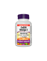 CoQ10 & Omega-3/ Coenzyme Q10 100 mg + Omega-3 450 mg x 45 softgel capsules - Nutra Best Europe