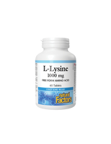Herpes Simplex, Bone System - L-Lysine, 1000mg x 60 Tablets Natural Factors - Nutra Best Europe