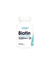 Hair, Skin, Nails - Biotin with Folate and Collagen, 120 Nutricost capsules - Nutra Best Europe