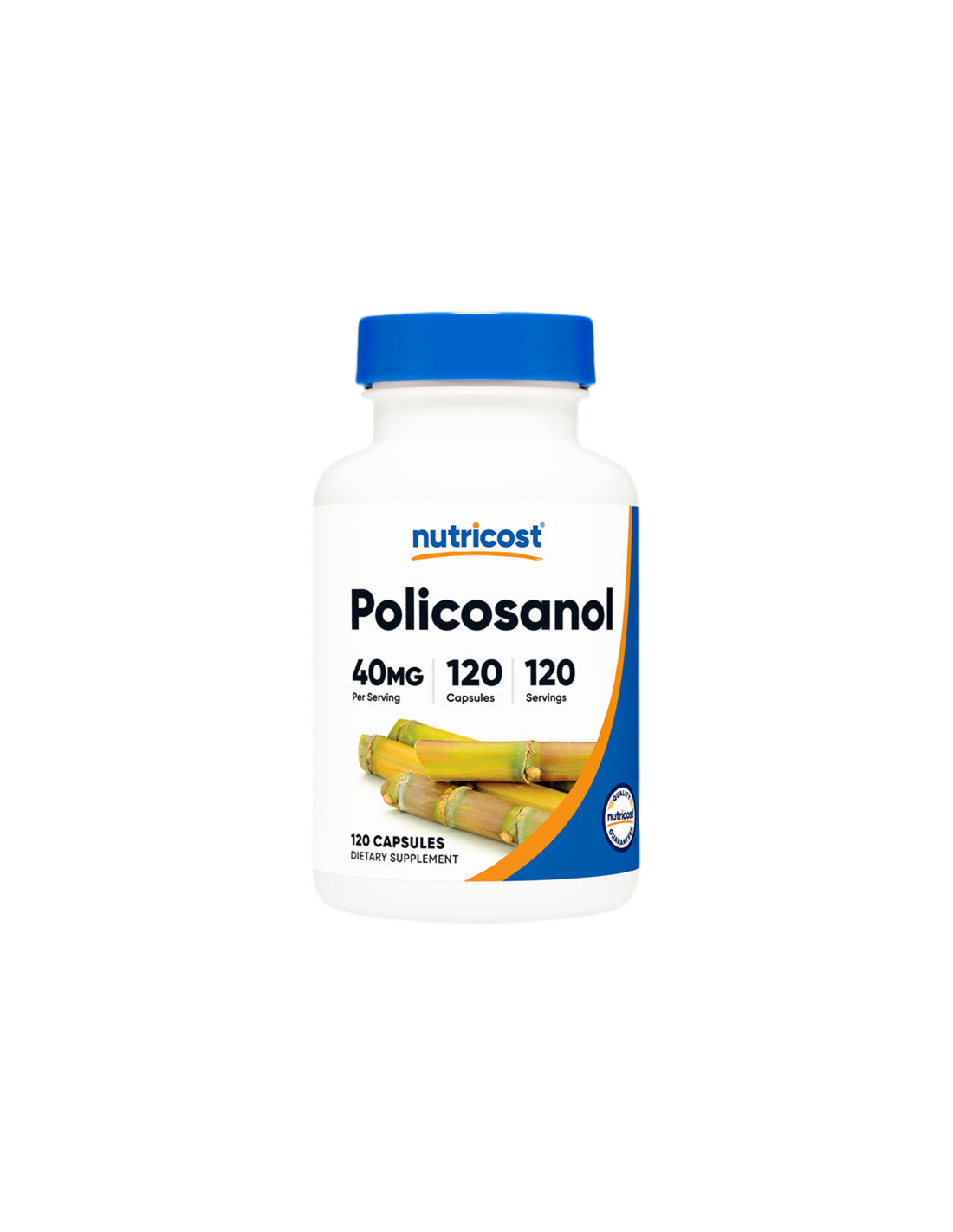 Cardiovascular system - Policosanol, 40 mg x 120 capsules Nutricost - Nutra Best Europe