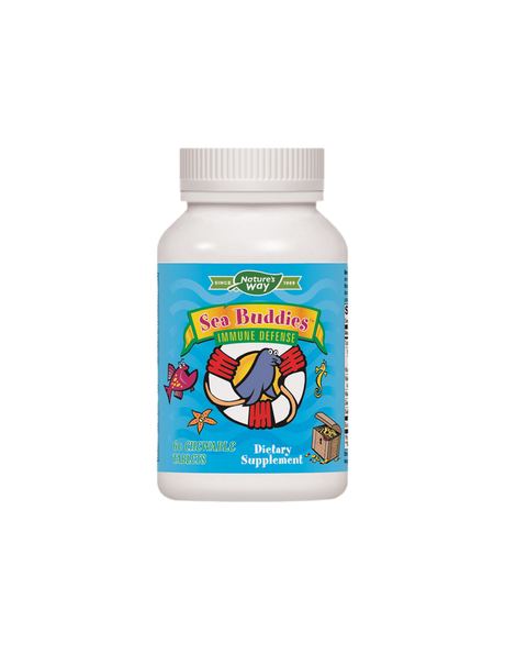 Strong children's immunity - Immune protection Sea Buddies, 60 chewable tablets Nature's Way - Nutra Best Europe