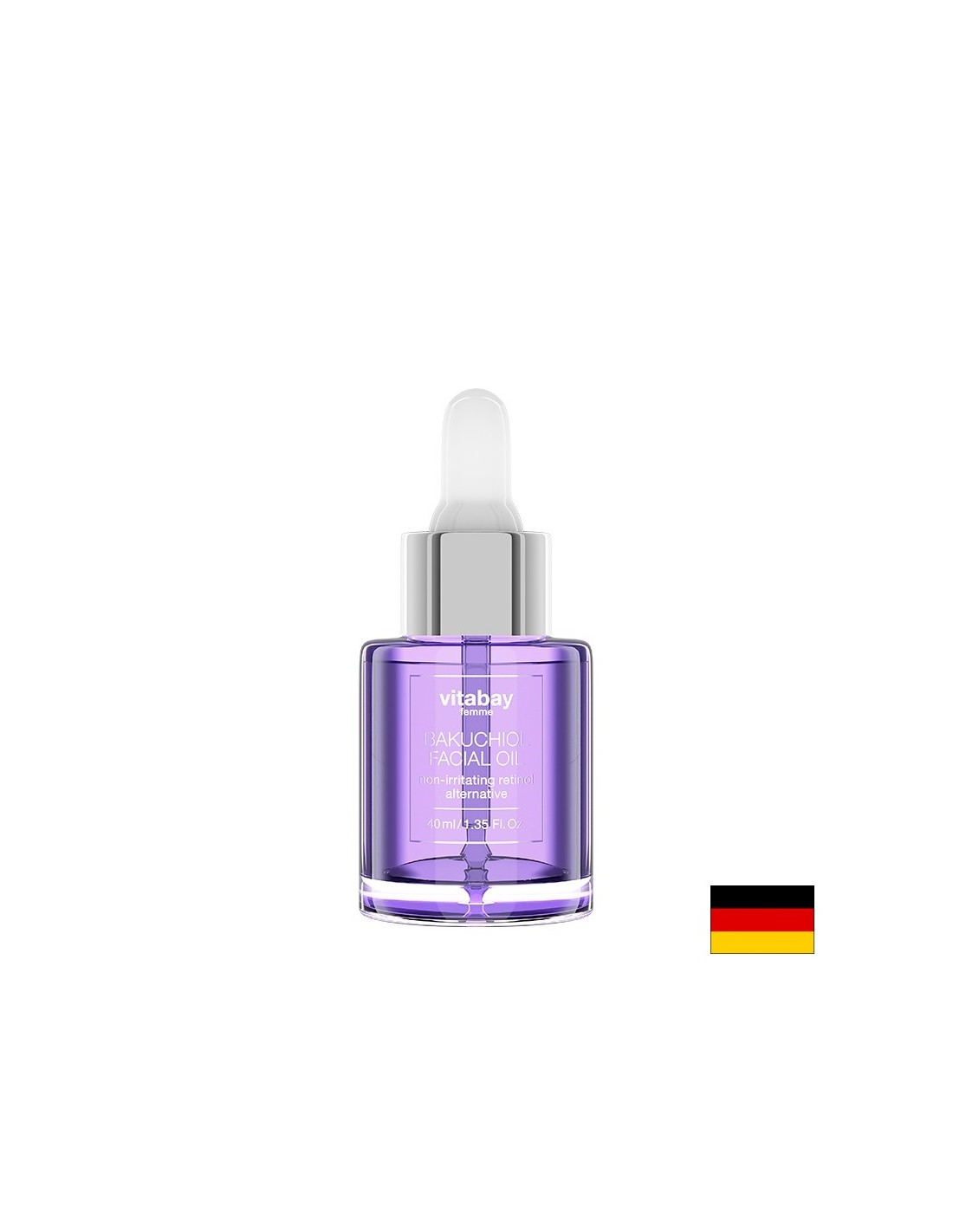 Femme Bakuchiol arcápoló olaj - Arcápoló olaj Bakuchiol olajjal, 40 ml <tc>Vitabay</tc>