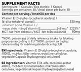 Vitamin E 400 IU | with MCT Oil - 60 capsules - Nutra Best Europe
