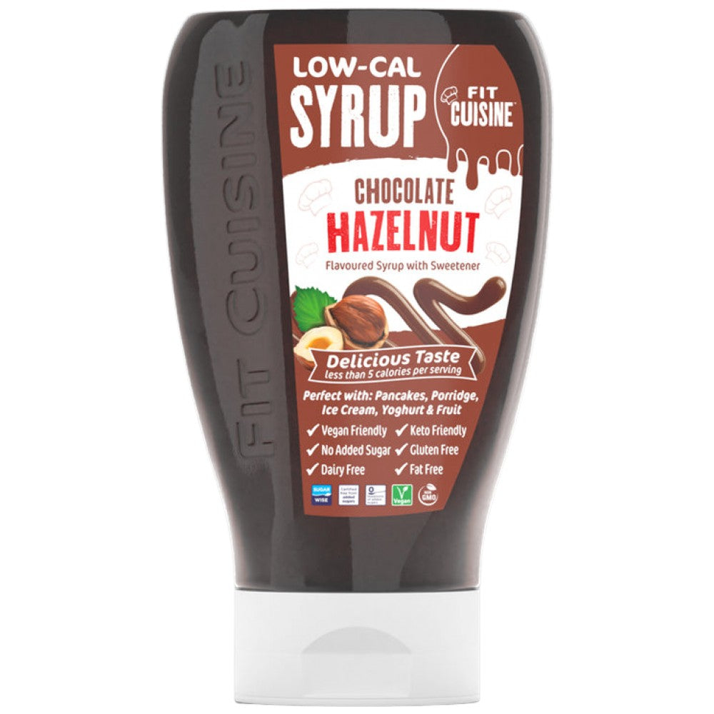 Fit Cuisine alacsony kalóriatartalmú szirup | Csokoládé mogyoró - 425 ml