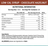 Fit Cuisine alacsony kalóriatartalmú szirup | Csokoládé mogyoró - 425 ml