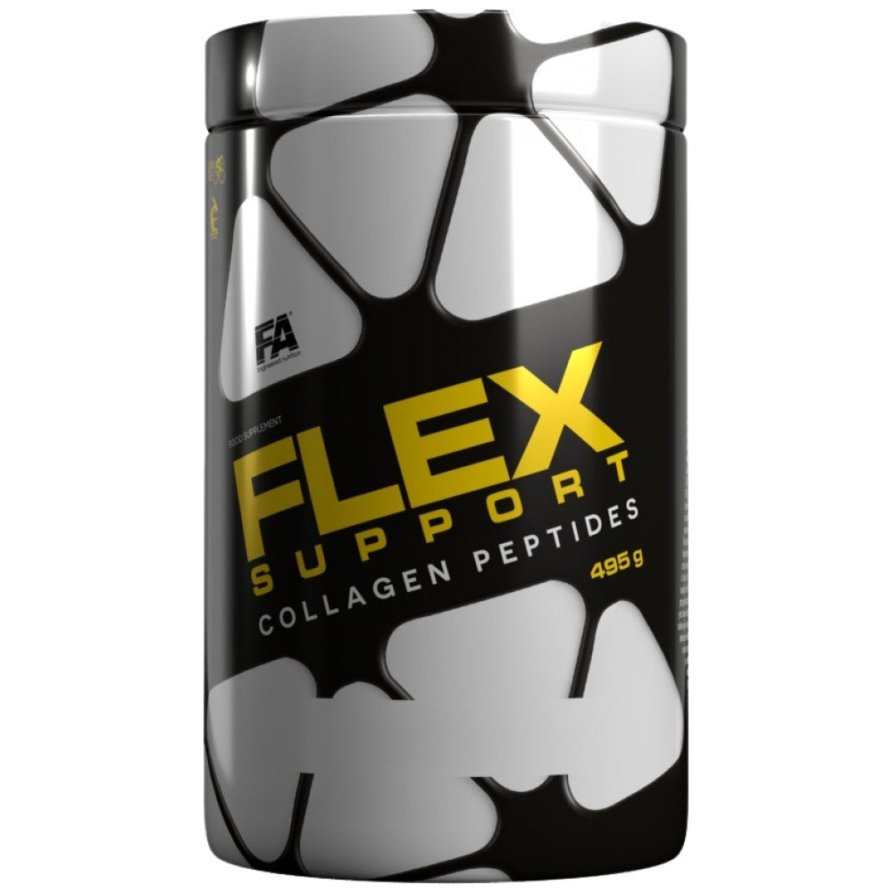 Flex támogatás | Hidrolizált kollagén peptidek + glükózamin, kondroitin, MSM, hialuronsav - 495 gramm