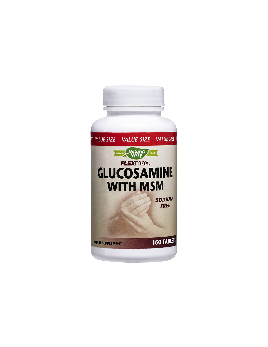 Flexmax™ Glükózamin MSM-mel/Glükózamin-szulfáttal & MSM 877 mg x 160 tabletta Nature's Way
