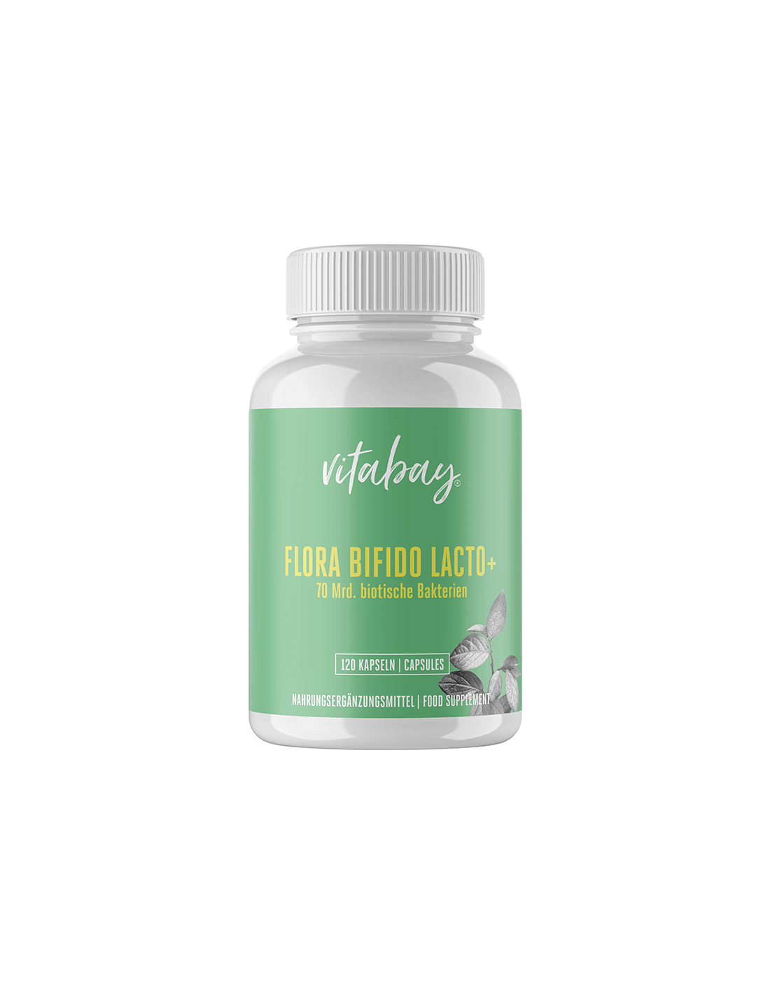 Probiotikum + Cink Flora Bifido Lacto + (70 milliárd probiotikum, 14 törzsből álló formula), 120 <tc>Vitabay</tc> kapszulák