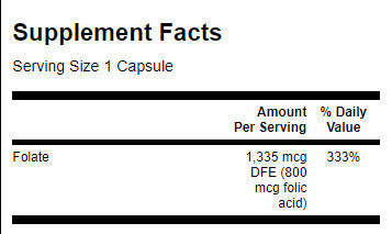 Folsav 800 mcg - 250 kapszula