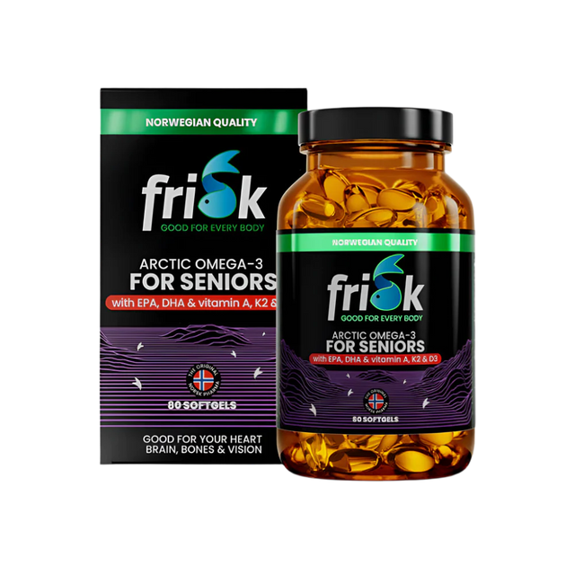 Arctic 50+ – Omega-3 – 100% Wild Arctic Cod – 80 Capsules - Nutra Best Europe