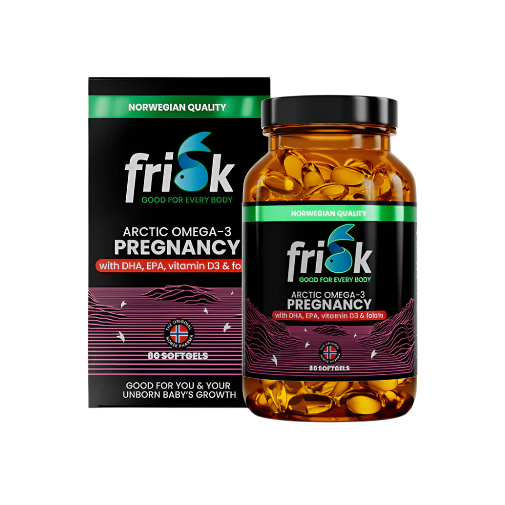 Arctic Pregnancy – Omega-3 for Pregnant Women – 100% Wild Cod from Norway – 80 Capsules - Nutra Best Europe