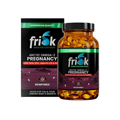 Arctic Pregnancy – Omega-3 for Pregnant Women – 100% Wild Cod from Norway – 80 Capsules - Nutra Best Europe