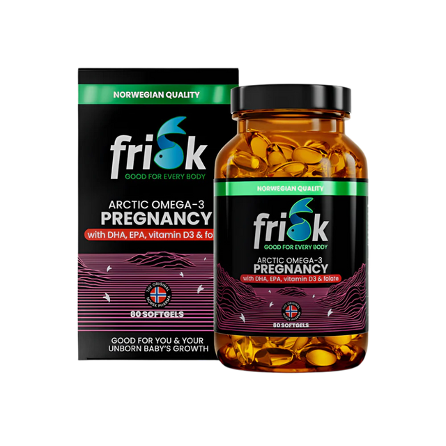 Arctic Pregnancy – Omega-3 for Pregnant Women – 100% Wild Cod from Norway – 80 Capsules - Nutra Best Europe