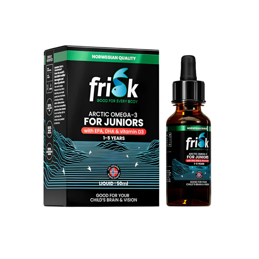 Arctic Kids – Omega-3 for Children – Wild Fish from Norway / Lemon Flavor – 50 ml - Nutra Best Europe