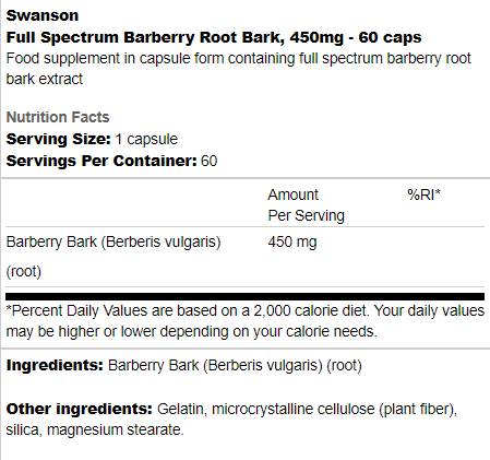Full Spectrum Borbolya gyökérkéreg 450 mg 60 kapszula