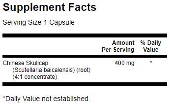 Full-Spectrum Chinese Skullcap 400 mg - 90 kapszula
